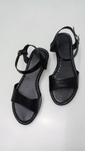 Annel SM Duty Sandals - 1 inch heel sandals Semi Square Design SM Duty Sandals Stitched