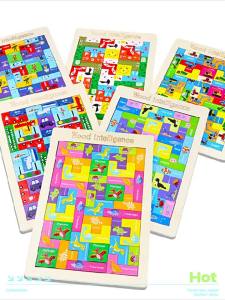 Educational Toddler Early Learning Wooden Jigsaw Puzzle