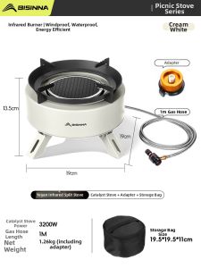 BSWOLF | Portable Infrared Separable Outdoor Camping Windproof Stove