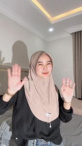 PAKET USAHA BERGO ISI 10PCS termurah hijab sport olahraga bergo instan bahan premium