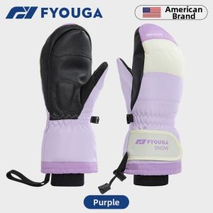 FYOUGA | Waterproof Frost-proof Warm Ski Gloves with Wrist Guard