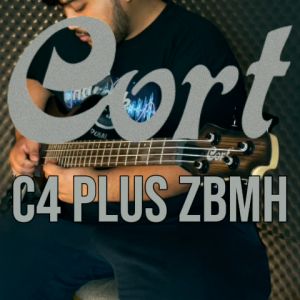 Cort C4 Plus ZBMH Electric Bass Guitar with Bag - Open Pore Tobacco Burst (OTAB)