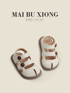 Mcbear Childrens Sandals Boys Slip-On Shoes Soft Bottom Anti-Slip Summer New Style Baby Girl Walking Shoes Toddler Footwear