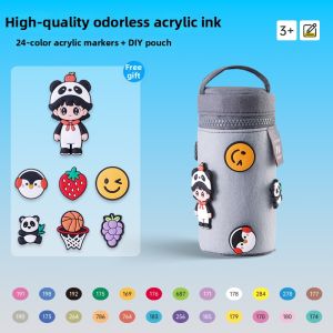 Nora | Non-toxic Washable Stacking Colors Markers For Children