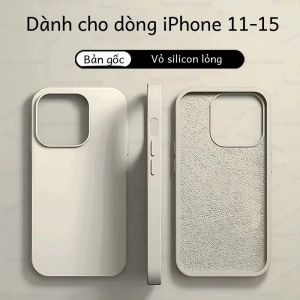 Ốp Mềm Silicon Lỏng Chống Sốc Cho Apple iPhone 15/14/12/11/13 Pro Max - Mặt Sau Dễ Thương Tương Thích Với Nhiều Mẫu Phụ Kiện Chống Bụi Chống Nước