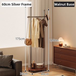 ZHUSHANXIA | Compact Stand Simple Standing Coat Rack