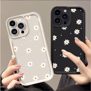 Tiny Daisy Floral Phone Case For iPhone For iPhone 17 16 15 14 13 12 11 Pro XS Max XR 6 7 8 Plus Air Shockproof Protective Cover