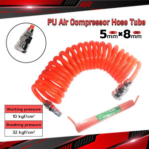 Digeo PU Air Compressor Hose Tube Pneumatic Spring Pipe 6M /9M/12M
