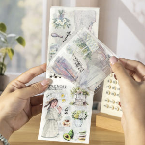 Sticker ตัวละครสาวน้อย วัสดุสองชั้น ตัวตัดโมเดล 20 แผ่น บันทึกการ์ตูน วัสดุอุปกรณ์ธุรกิจ วัสดุอุปกรณ์ธุรกิจ