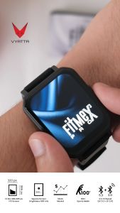 VYATTA FITME PRO X3 SMARTWATCH LARGE SQUARE IPS SCREEN 1.91\" 100+ SPORT MODE STOCK MARKET