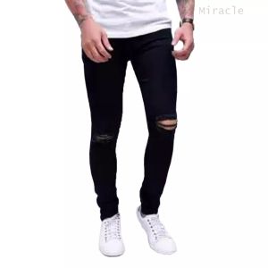 Celana Jeans Pria Sobek Lutut / Jeans Ripped