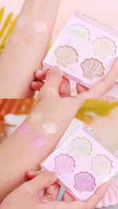 [Thailand] Bảng Phấn Bắt Sáng Ashley Mermaid Glow Highlight 4 Gam Màu Siêu Xinh