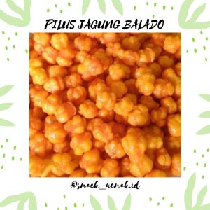 SNACK KILOAN PILUS JAGUNG BALADO 250 GRAM | CEMILAN MURAH MAKASSAR