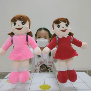 Búp bê Xuka Gấu bông Shizuka hoạt hình Doremon nhiều màu dễ thương cho bé gái