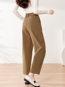 High Waist Cotton Denim Jeans Womens Casual Straight Leg Nine-Piece Dad Pants Spring Autumn New Style Tiiwgjiy Harlan Jeans