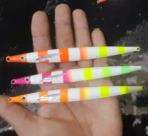 metal jig 100gram fuul gid 100gram glou in the dark