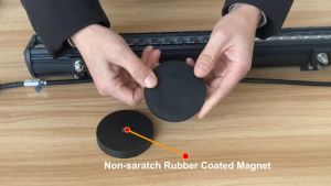 Neodymium Rubber Coated Strong POT Magnet 3.5kg-16kg Anti-Skid Rubber Strong Magnetic Base