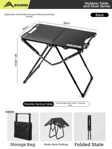 BSWOLF | Adjustable Portable Camping Table