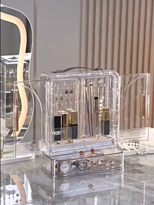 Earring Display Stand Organizer Clear Acrylic Jewelry Storage Box Holder Anti-Dust Fashion Accessories Storage for Bracelet Earrings