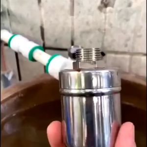 Van Phao Cơ Inox Thông Minh Thế Hệ Mới Tự Động Ngắt Khi Nước Đầy-Kèm Cuộn Su Non