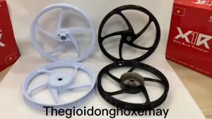 Mâm Vành Xe Máy X1r Rally Vario 17 in Trắng Đen