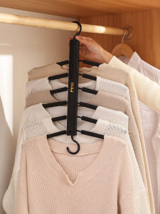 Magic Multi-layer Clothes Hanger Foldable Space-saving Storage Wardrobe Organizer Metal Coat Hook Home Organization Tool