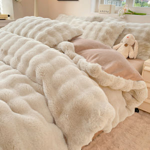 Soft & Warm Double-Sided Plain Color Bedding