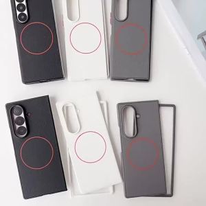 Magnetic Phone Case for Samsung Galaxy Z Fold 7 6 5 Fold7 Fold6 Fold5 5G Shockproof Hard PU Leather Cover