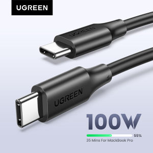 UGREEN USB Cable 100W Type C to Type C PD100W USB Type C Fast Charging Cable Cord QC4.0 USB C for iPhone 15 Pro Max iPhone 15 Plus MacBook Air 2020/MacBook Pro SAMSUNG S22 /Note 10/S10 Matebook iPad Pro