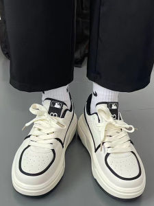 Mens Casual Sports Shoes Thick Bottom Heightening Dad Shoes Trendy Summer Versatile Leisure Couple White Sneakers Fashion