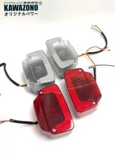 Kawazono Motorcycle Tail Light Replacement Assembly for Honda TMX 155 Rear Brake Stop Lamp Without Bracket