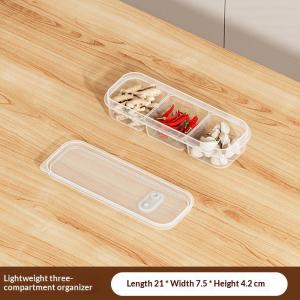 Refrigerator Freezing Organizer Square Storage Box Food Container Fruit Vegetables Storage Box Reusable Kitchen Storage Supplies