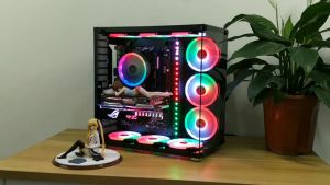 Coolmoon CM-LS40 ไฟเส้น ARGB 5V 3Pin 40ซม. แม่เหล็ก AURA SYNC LED Light Strip สำหรับ PC คอมพิวเตอร์