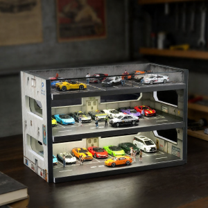 1 64th Scale Alloy Garage Model for Diorama Decoration