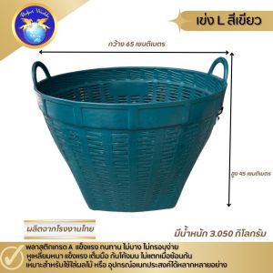 เข่งพลาสติก เข้งผลไม้ เบอร์L (ขนาดใหญ่) - Perfect Worlds