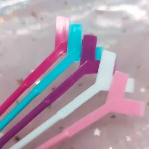 10Pcs Perm Eyelash Wand Y Brushes Eyelash Lifting Curler Curl Silicone Pads Eye Lash Extension Tool