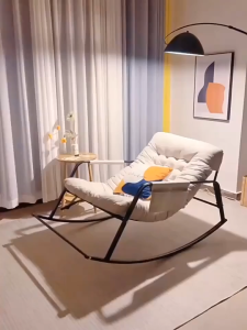 Rocking Chair Recliner Adult Sleepable Double Rocking Chair Lazy Sofa Balcony Leisure Living Room