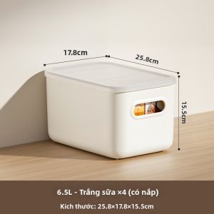 Citylong | Hộp Đựng Hình Chữ Nhật Bằng Nhựa Có Nắp