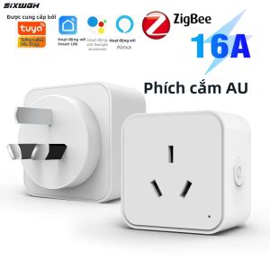 Ổ Cắm Thông Minh Hẹn Giờ Chuẩn AU Tuya Zigbee 3.0 Tích Hợp Giám Sát Năng Lượng Hoạt Động Với Alexa & Google Smart Life App Điều Khiển Qua Ứng Dụng.