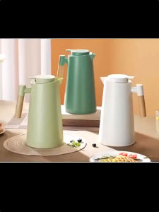 ♨️เหยือกน้ำเก็บอุณหภูมิ♨️กระบอกเก็บความร้อน แสดงอุณหภูมิ เก็บอุณหภูมิได้นาน 48h ชั่วโมง ชั้นฉนวนสุญญากาศ 1L กระติกน้ำร้อน Thermos