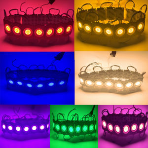 โมดูลไฟ LED ทรงกลม 12V COB จำนวน 20 ชิ้น/แพ็ค ขายส่ง สำหรับป้ายโฆษณา ไฟแบ็คไลท์ร้านค้า แบนเนอร์ กันน้ำ IP65