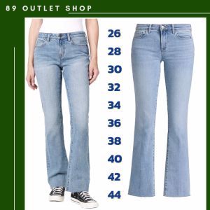 กางเกงขาม้า คนอ้วน ปลายตัด สีฟอกอ่อน ยีนส์ยืด มีไซส์ใหญ่ ไซส์ 26-44​นิ้ว​