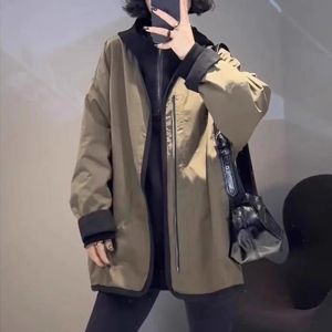 Stylish French Design Petite Trench Coat