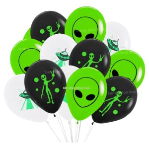 Hasbro | Bộ 12 Quả Bóng Bay Cao Su Hình UFO Ngoài Hành Tinh 12 Inch Dành Cho Trang Trí Tiệc Sinh Nhật Tiệc Chào Đón Em Bé Quà Tặng Trẻ Em - Dành Cho Bé Trai Bé Gái