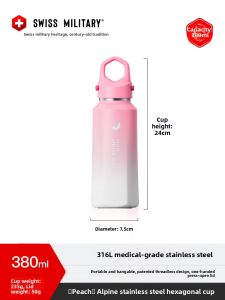 Swiss Military | Outdoor Insulated Water Bottle 316 Stainless Steel