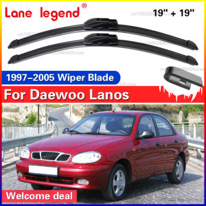 For Daewoo Lanos 1997-2005 Front Windshield Wiper Blades 2pcs Windscreen Window Accessories 1998 1999 2000 2001 2002 2003 2004