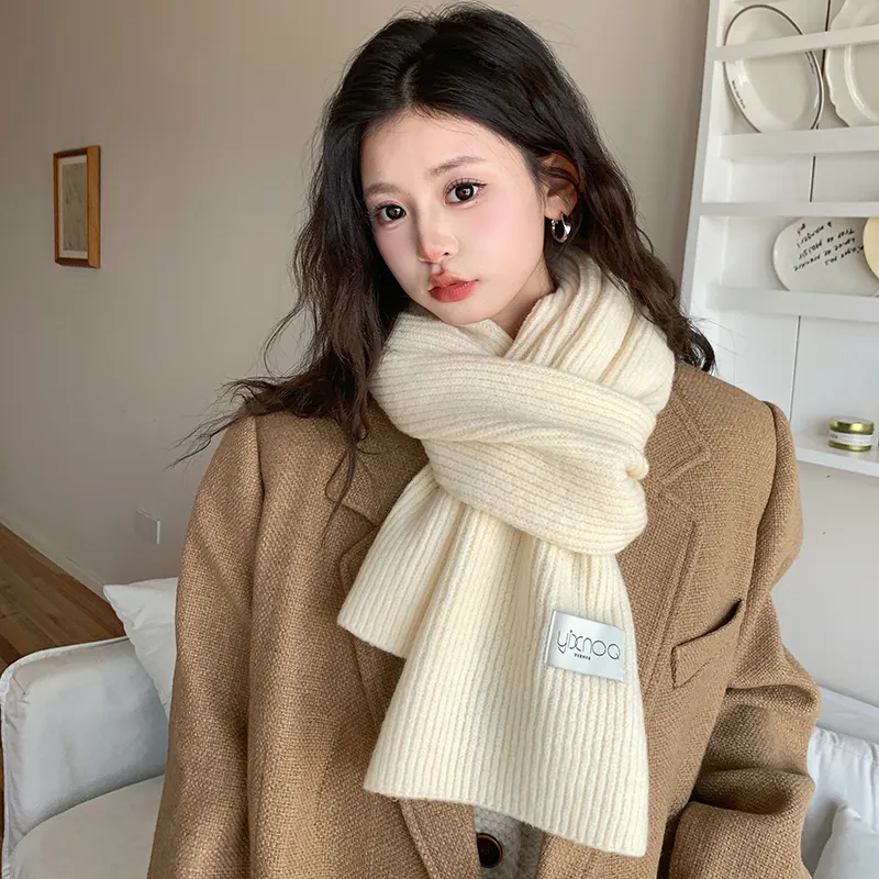 JIFANPAUL | Pink Winter Warm Knit Scarf Women | Lazada Singapore