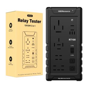Công Cụ Chẩn Đoán Rơle Ô Tô 12V 24V RT100 Hỗ Trợ Kiểm Tra Siêu Rơle 4 Chân 5 Chân Cho Phụ Kiện Ô Tô