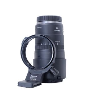 iShoot Lens Collar Tripod Mount Ring Support for Canon RF 100mm f/2.8L Macro IS USM IS-RF100 w Arca swiss dovetail Compatible with RRS /PMG / Wimberley/Markins/Photoclam/Sunwayfoto/Benro/Sirui/Leofoto