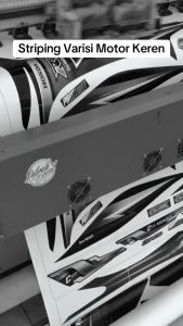 STRIPING VARIASI HONDA KARISMA 125 D / STIKER LIST MOTOR HONDA KARISMA 125 D